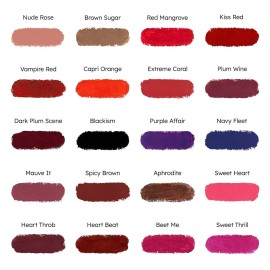 Ruby Kisses Lipstick, Matte Finish, Long-Lasting, Highly Pigmented, Smooth Apply, Full Coverage Lip Color Makeup (Rosy Brown) Ruby Kisses Lipstick, Matte Finish, Long-Lasting, Highly Pigmented, Smooth Apply, Full Coverage Lip Color Makeup (Rosy Brown)