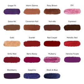 Ruby Kisses Lipstick, Matte Finish, Long-Lasting, Highly Pigmented, Smooth Apply, Full Coverage Lip Color Makeup (Rosy Brown) Ruby Kisses Lipstick, Matte Finish, Long-Lasting, Highly Pigmented, Smooth Apply, Full Coverage Lip Color Makeup (Rosy Brown)