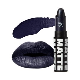 Ruby Kisses Lipstick, Matte Finish, Long-Lasting, Highly Pigmented, Smooth Apply, Full Coverage Lip Color Makeup (Black&Blue) Ruby Kisses Lipstick, Matte Finish, Long-Lasting, Highly Pigmented, Smooth Apply, Full Coverage Lip Color Makeup (Black&Blue)