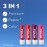 NIVEA Lip Care, Fruity Tinted Lip Balm Variety Pack, Skin Care Gifts for Mom, Cherry, Strawberry, Blackberry and Watermelon Flavors, 3-in-1 Moisture, Repair and Color, 0.17 Oz Stick, Pack of 4