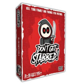 Don\'t Get Stabbed!: The Party Game Where You Get to Kill Your Family and Friends (for Pretend). Exciting Card Game for Adults and Horror Gift for Scary Movie Fans. Great for Halloween. Don\'t Get Stabbed!: The Party Game Where You Get to Kill Your Family and Friends (for Pretend). Exciting Card Game for Adults and Horror Gift for Scary Movie Fans. Great for Halloween.