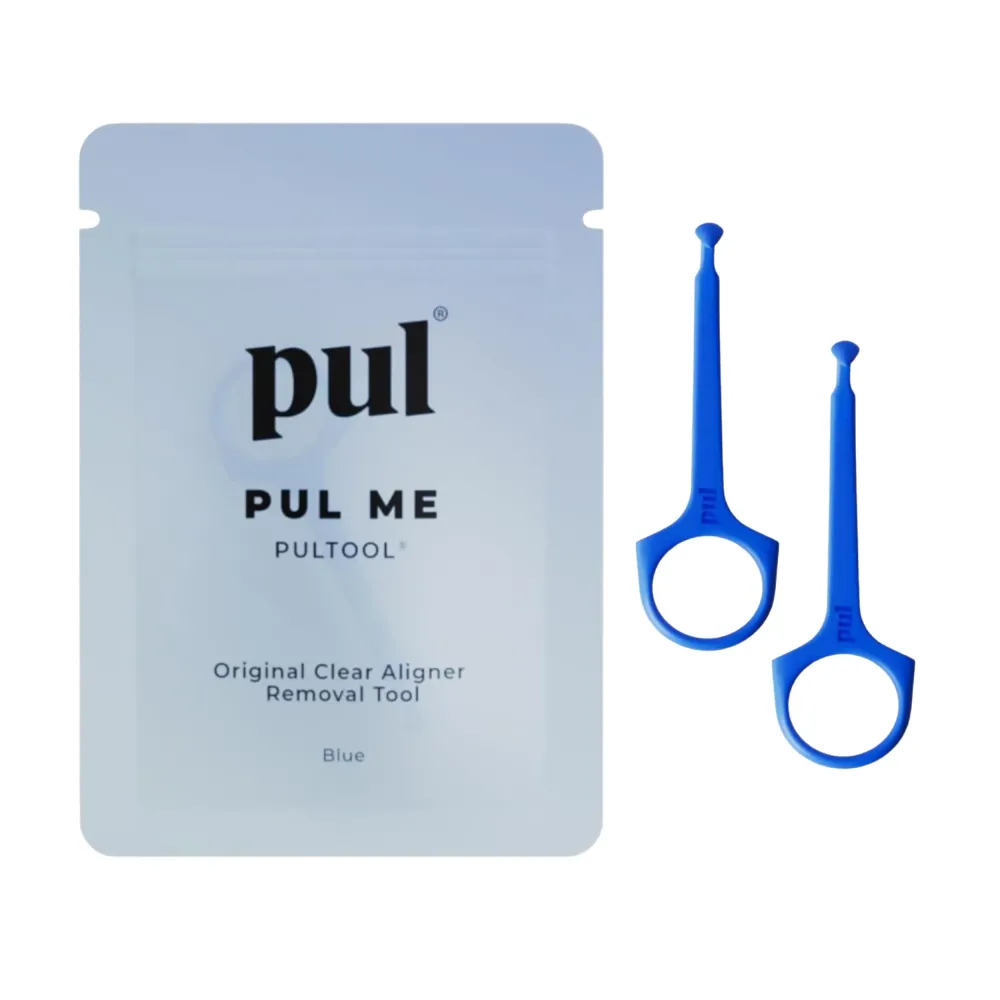 PUL Pack of 2 Reusable Clear Aligner Removal Tool - Compatible with Invisalign, Removable Braces, Retainers & Trays - Easy-to-Use Device Remover, Dental & Oral Hygiene Care Product - Blue PUL Pack of 2 Reusable Clear Aligner Removal Tool - Compatible with Invisalign, Removable Braces, Retainers & Trays - Easy-to-Use Device Remover, Dental & Oral Hygiene Care Product - Blue