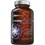 Organic Evening Primrose Oil for Women, Clinical Strength 1500mg per Capsule - 10% GLA, Cold-Pressed, Non-GMO, Hormone Balance for Women, Aceite De Onagra Organico - 120 Vegan Softgel Capsules