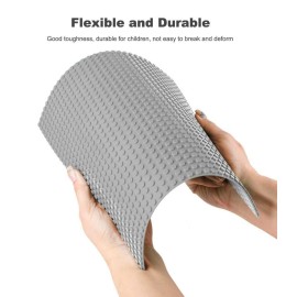 LVHERO Classic Baseplates Building Plates for Building Bricks 100% Compatible with All Major Brands-Baseplate, 10in x 10in, Pack of 8 (Gray)