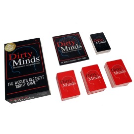 TDC Games Dirty Minds Card Game, Hilariously Twisted Party Card Games, Bachelorette Parties, Perfect for Game Night, Naughty Clues with Clean Answers TDC Games Dirty Minds Card Game, Hilariously Twisted Party Card Games, Bachelorette Parties, Perfect for Game Night, Naughty Clues with Clean Answers