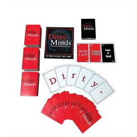 TDC Games Dirty Minds Card Game, Hilariously Twisted Party Card Games, Bachelorette Parties, Perfect for Game Night, Naughty Clues with Clean Answers TDC Games Dirty Minds Card Game, Hilariously Twisted Party Card Games, Bachelorette Parties, Perfect for Game Night, Naughty Clues with Clean Answers