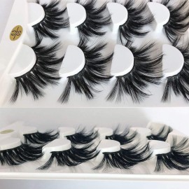 MIKIWI 25mm Lashes, Dramatic 6D Faux Mink Lashes, Fluffy Volume Eyelashes, Thick Crossed Lashes, Long Faux 25mm Mink Lashes (6D4-05) MIKIWI 25mm Lashes, Dramatic 6D Faux Mink Lashes, Fluffy Volume Eyelashes, Thick Crossed Lashes, Long Faux 25mm Mink Lashes (6D4-05)