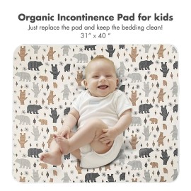 YIVEKO Baby Waterproof Bed Pad Washable Mattress Pad Reusable Underpads Bed Wetting Incontinence Cover for Baby Toddler Children and Adults YIVEKO Baby Waterproof Bed Pad Washable Mattress Pad Reusable Underpads Bed Wetting Incontinence Cover for Baby Toddler Children and Adults