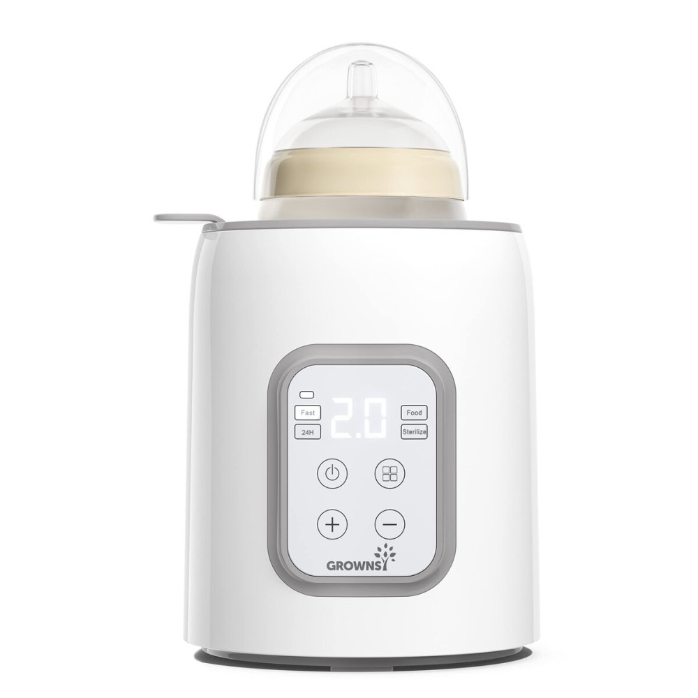 Bottle Warmer, GROWNSY 8-in-1 Fast Baby Milk Warmer with Timer for Breastmilk or Formula, Accurate Temperature Control, with Defrost, Sterili-zing, Keep, Heat Baby Food Jars Function Bottle Warmer, GROWNSY 8-in-1 Fast Baby Milk Warmer with Timer for Breastmilk or Formula, Accurate Temperature Control, with Defrost, Sterili-zing, Keep, Heat Baby Food Jars Function