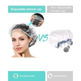 Years calm 30PCS Disposable Shower Caps, Clear Shower Caps for Travel, large Plastic Hair Caps for Women, Home Use, Hotel (30PCS large Size 20.5 Years calm 30PCS Disposable Shower Caps, Clear Shower Caps for Travel, large Plastic Hair Caps for Women, Home Use, Hotel (30PCS large Size 20.5