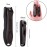 GLAMFIELDS Nail Clippers with No Splash Storage Box, Large Fingernail Toenail Clipper Detachable Easy Clean Nail Cutter Trimmer with Nail Files for Men & Women, Leather Case Packed(Black -1Pack)