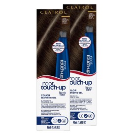 Clairol Root Touch-Up Semi-Permanent Hair Color Blending Gel, 4 Dark Brown, Pack of 2 Clairol Root Touch-Up Semi-Permanent Hair Color Blending Gel, 4 Dark Brown, Pack of 2