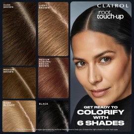 Clairol Root Touch-Up Semi-Permanent Hair Color Blending Gel, 4 Dark Brown, Pack of 2 Clairol Root Touch-Up Semi-Permanent Hair Color Blending Gel, 4 Dark Brown, Pack of 2
