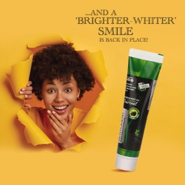 BENTODENT Teeth Whitening Bentonite Clay & Charcoal Toothpaste - Natural Teeth Whitening Charcoal toothpaste, No SLS & Fluoride free Charcoal toothpaste, Vegan (Activated Charcoal Mint Combo)