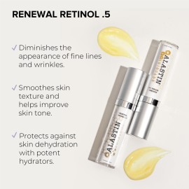 ALASTIN Skincare Skin Renewal Retinol Face Serum (.5 Strength, 1.0 oz) | Anti-Aging, Diminishes Fine Lines & Wrinkles | Repair Skin Texture & Tone ALASTIN Skincare Skin Renewal Retinol Face Serum (.5 Strength, 1.0 oz) | Anti-Aging, Diminishes Fine Lines & Wrinkles | Repair Skin Texture & Tone