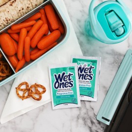 Wet Ones Hand and Face Wipes Singles,Unscented Wipes for Sensitive Skin | Individual Wipes, Hand Wipes Individually Wrapped| 24 ct. (6 pack) Wet Ones Hand and Face Wipes Singles,Unscented Wipes for Sensitive Skin | Individual Wipes, Hand Wipes Individually Wrapped| 24 ct. (6 pack)