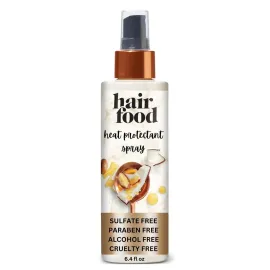 Hair Food Coconut & Argan Oil Heat Protectant Leave-In Spray for All Hair Types, 450F Heat Protection, Sulfate-Free, Paraben-Free, Dye-Free, Alcohol-Free, Adds Shine, 6.4 Fl Oz Hair Food Coconut & Argan Oil Heat Protectant Leave-In Spray for All Hair Types, 450F Heat Protection, Sulfate-Free, Paraben-Free, Dye-Free, Alcohol-Free, Adds Shine, 6.4 Fl Oz