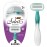 BIC Soleil Sensitive Advanced Women\'s Disposable Razors with 5 Blades, Designed for a Closer Shave,Gift for Women, 2-Pack