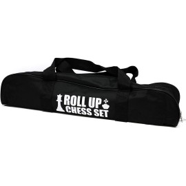 Tradeopia 20 Inch Premium Portable Roll Up Chess Set, Durable Vinyl Chess Board Plastic Pieces & Convenient Carrying Bag, Ideal for Travel, Outdoor Fun, and Game Nights Tradeopia 20 Inch Premium Portable Roll Up Chess Set, Durable Vinyl Chess Board Plastic Pieces & Convenient Carrying Bag, Ideal for Travel, Outdoor Fun, and Game Nights