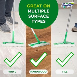 Swiffer Sweeper 2-in-1 Dry + Wet Floor Mopping and Sweeping Kit, Multi-Surface Kit for Floor Cleaning, Kit Includes 1 Sweeper, 14 Dry Sweeping Cloths, 5 Wet Mopping Cloths Swiffer Sweeper 2-in-1 Dry + Wet Floor Mopping and Sweeping Kit, Multi-Surface Kit for Floor Cleaning, Kit Includes 1 Sweeper, 14 Dry Sweeping Cloths, 5 Wet Mopping Cloths