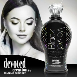 Devoted Creations Black Velvet Anti-Orange Mattifying Black Bronzer Tanning Lotion 12.25 oz Devoted Creations Black Velvet Anti-Orange Mattifying Black Bronzer Tanning Lotion 12.25 oz