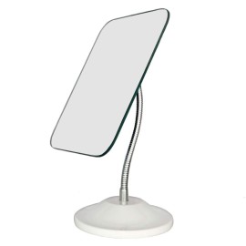 YEAKE Adjustable Flexible Gooseneck Makeup Mirror,360Rotation Folding Portable Desk Vanity Mirror with Stand Shower Shaving Cosmetic Mirror Square YEAKE Adjustable Flexible Gooseneck Makeup Mirror,360Rotation Folding Portable Desk Vanity Mirror with Stand Shower Shaving Cosmetic Mirror Square