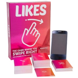 Outset Media Likes Card Game The Game Where You Swipe Right - Create Hilarious Dating Profiles - Ages 18 and Up