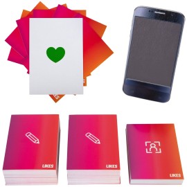 Outset Media Likes Card Game The Game Where You Swipe Right - Create Hilarious Dating Profiles - Ages 18 and Up