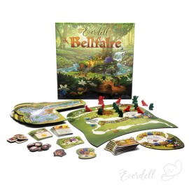 Everdell: Bellfaire Expansion - Board Game Add-On for 5-6 Players with Player Powers, New Market Board & Special Event Cards - Requires Everdell Base Game