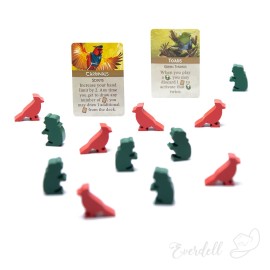 Everdell: Bellfaire Expansion - Board Game Add-On for 5-6 Players with Player Powers, New Market Board & Special Event Cards - Requires Everdell Base Game