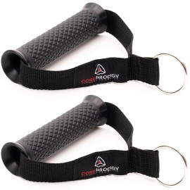 Core Prodigy Heavy Duty Exercise Handles - Grip Attachments for Cable Machine Pulleys, Gym Equipment, Resistance Bands, and Weight Lifting (Standard) Core Prodigy Heavy Duty Exercise Handles - Grip Attachments for Cable Machine Pulleys, Gym Equipment, Resistance Bands, and Weight Lifting (Standard)