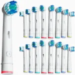 Replacement Toothbrush Heads Compatible with Oral B - 16 Pack Aster Toothbrush Head Compatible with Oral B Braun Professional Electric Brush Heads Refill for 7000/Pro 1000/9600/ 5000/3000/8000