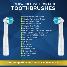 Replacement Toothbrush Heads Compatible with Oral B - 16 Pack Aster Toothbrush Head Compatible with Oral B Braun Professional Electric Brush Heads Refill for 7000/Pro 1000/9600/ 5000/3000/8000 Replacement Toothbrush Heads Compatible with Oral B - 16 Pack Aster Toothbrush Head Compatible with Oral B Braun Professional Electric Brush Heads Refill for 7000/Pro 1000/9600/ 5000/3000/8000