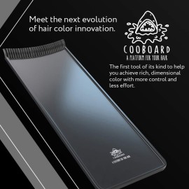 Authentic Cooboard Balayage Board with Teeth | Original Highlighting Paddle from The Maker of Cooboard Hair Highlighting Kit | Easy to Clean, Sturdy, Lightweight (Black) Authentic Cooboard Balayage Board with Teeth | Original Highlighting Paddle from The Maker of Cooboard Hair Highlighting Kit | Easy to Clean, Sturdy, Lightweight (Black)