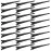 24 Packs Duck Bill Clips, Bantoye 2.75 Inches Rustproof Metal Alligator Curl Clips with Holes for Hair Styling, Hair Coloring, Black