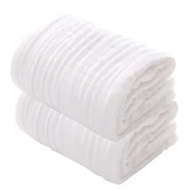 MUKIN Baby Bath Towels, Super Soft Cotton Receiving Blanket for Baby\'s Delicate Skin,2Pack Swaddle Blanket for Newborns Toddlers Boy Girl,Baby Registry as Shower (White+White)