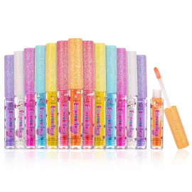14pc Fruity Flavored Lip Gloss Set - Lip Gloss in ..