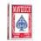 Maverick Playing Cards, Standard Index, Red and Blue, 12 Pack