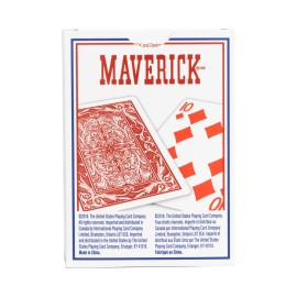 Maverick Playing Cards, Standard Index, Red and Blue, 12 Pack Maverick Playing Cards, Standard Index, Red and Blue, 12 Pack