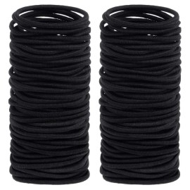 Anezus 200 Pcs Black Elastics Hair Ties Small Bulk Hair Ties Hair Bands (4mm) Anezus 200 Pcs Black Elastics Hair Ties Small Bulk Hair Ties Hair Bands (4mm)