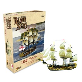 Black Sea\'s Warlord The Age of Sail HMS Victory Game - Role Playing Strategy Board Games for Adults, Table Top The Age of Sail Strategic War Gaming Kit-Tabletop Military History RPG with Terrain