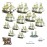 Warlord Black Sea\'s The Age of Sail Royal Navy Fleet Game - Role Playing Strategy Board Games for Adults, Table Top The Age of Sail Strategic Wargaming Kit - Tabletop Military History RPG with Terrain