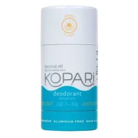Kopari Aluminum Free Coconut Deodorant, Non Toxic & Clean Plant-Based, No Aluminum, Parabens or Baking Soda, Long Lasting Protection, Beach 2 oz