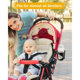 Stroller Cup Holder, Universal Drink Holder for Bikes, Trolleys or Walkers, Fits Most Cups Stroller Cup Holder, Universal Drink Holder for Bikes, Trolleys or Walkers, Fits Most Cups