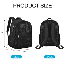 Heavy Duty Semi-Transparent Mesh BackpackSee Through College Student Backpack Heavy Duty Semi-Transparent Mesh BackpackSee Through College Student Backpack