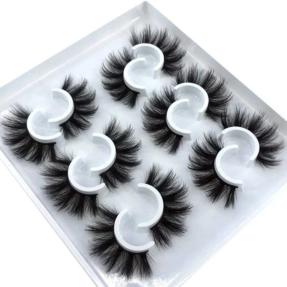 HBZGTLAD 6 Pairs Fluffy False Eyelashes Natural Faux Mink Strip 3D Lashes Pack (MDF-12) HBZGTLAD 6 Pairs Fluffy False Eyelashes Natural Faux Mink Strip 3D Lashes Pack (MDF-12)
