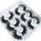 HBZGTLAD 6 Pairs Fluffy False Eyelashes Natural Faux Mink Strip 3D Lashes Pack (MDF-12)