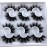 HBZGTLAD 6 Pairs Fluffy False Eyelashes Natural Faux Mink Strip 3D Lashes Pack (MDF-12)