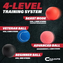 Boxing Reflex Ball Set with Punch Counter App- 4 Boxing Balls with Varying Weights, Headband and 4 Spare Strings to Improve Speed, Hand-Eye Coordination for Men, Kids Boxing Equipment MMA Gear Gift Boxing Reflex Ball Set with Punch Counter App- 4 Boxing Balls with Varying Weights, Headband and 4 Spare Strings to Improve Speed, Hand-Eye Coordination for Men, Kids Boxing Equipment MMA Gear Gift