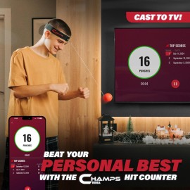 Boxing Reflex Ball Set with Punch Counter App- 4 Boxing Balls with Varying Weights, Headband and 4 Spare Strings to Improve Speed, Hand-Eye Coordination for Men, Kids Boxing Equipment MMA Gear Gift Boxing Reflex Ball Set with Punch Counter App- 4 Boxing Balls with Varying Weights, Headband and 4 Spare Strings to Improve Speed, Hand-Eye Coordination for Men, Kids Boxing Equipment MMA Gear Gift